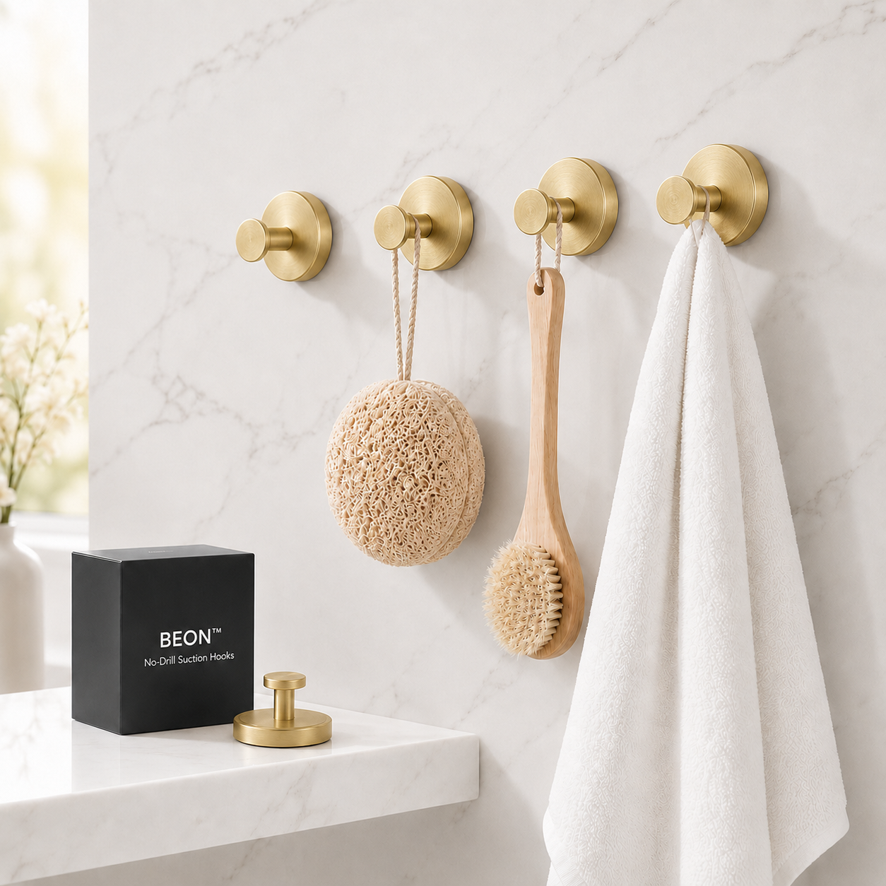 BEON™ No-Drill Suction Hooks