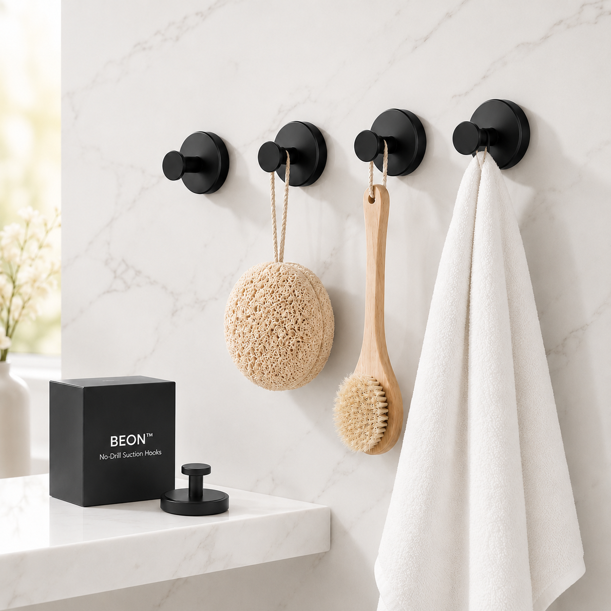 BEON™ No-Drill Suction Hooks